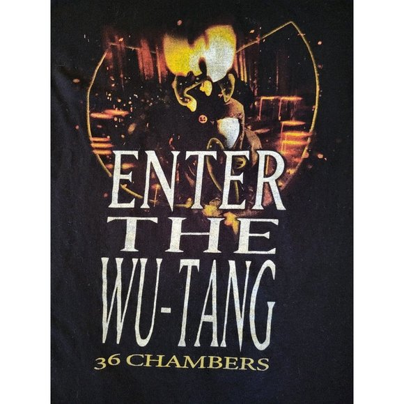 Wu Tang Clan 36 Chambers Shirt Enter The Wu Tang Tee Size Small Black - Picture 2 of 10